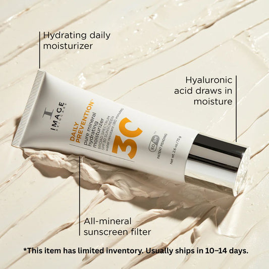 DAILY PREVENTION Pure Mineral Hydrating Moisturizer SPF30 (2.6 oz) - New Formula