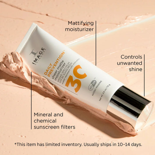 DAILY PREVENTION Sheer Matte Moisturizer SPF30 (2.6 oz)